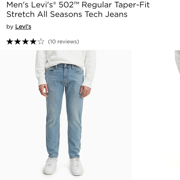 Levi's Other - Levis 502 Taper stretch